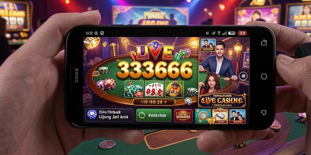 Gameplay Live Casino yang interaktif dan mendebarkan di 333666.