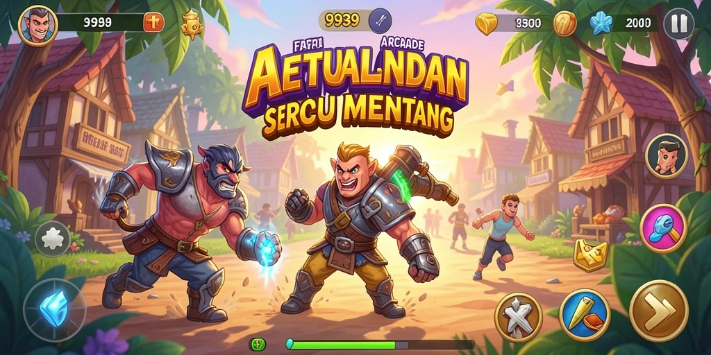 Gameplay Arcade menantang dengan grafis yang memukau dan aksi seru.