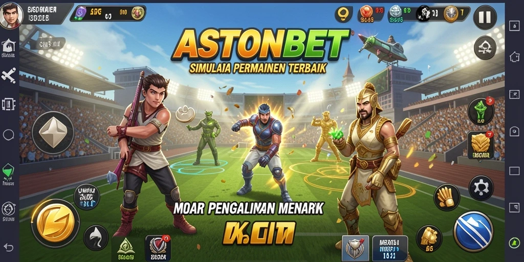 Tampilan gameplay ASTONBET yang realistis dan interaktif.
