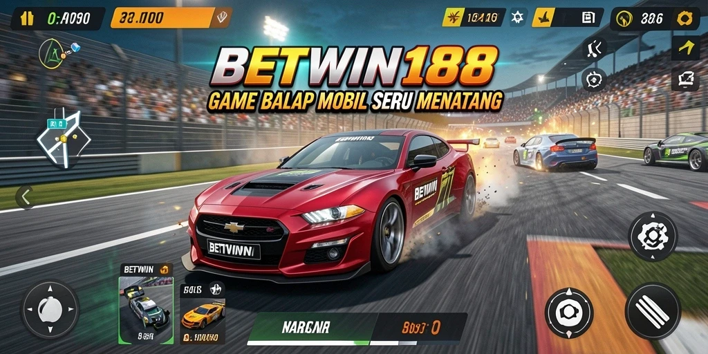 Tampilan balap seru di BETWIN188 dengan grafik yang memukau.