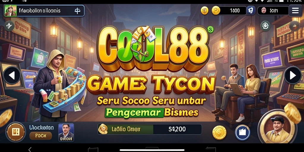 Gameplay seru dari COCOL88 yang menantang pemain mengelola bisnis.