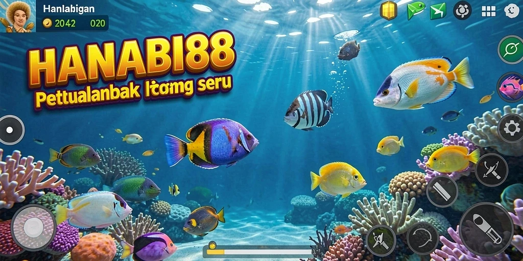 Tangkapan layar gameplay HANABI88 yang menampilkan aksi menembak ikan.