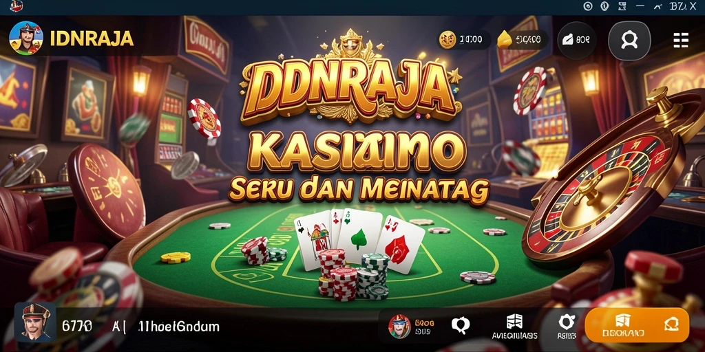 Gameplay seru dan interaktif di IDNRAJA.