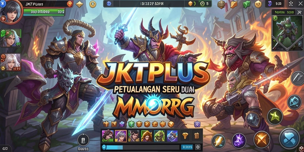 Gameplay mendebarkan dalam dunia MMORPG JKTPLUS.