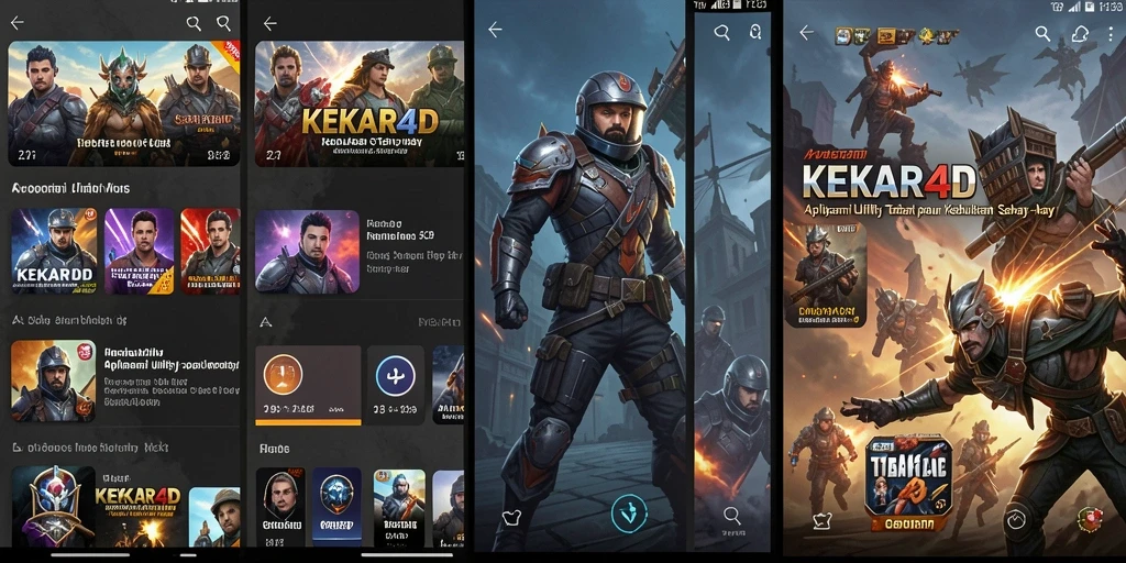 Tampilan antarmuka KEKAR4D yang praktis dan user-friendly.