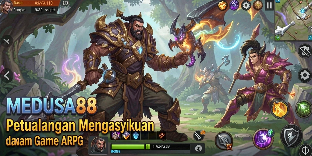 Gameplay seru dengan grafis mengagumkan di MEDUSA88.