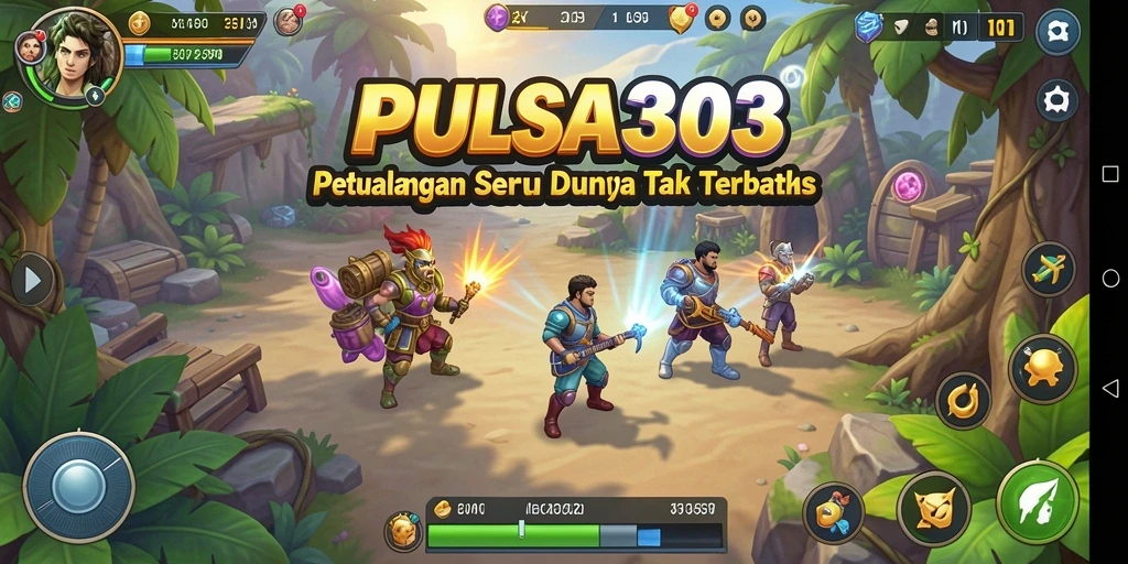 Tangkapan layar dari gameplay PULSA303 yang menampilkan petualangan seru