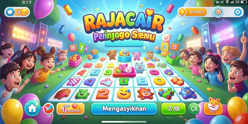 Tampilan gameplay seru dalam permainan Bingo RAJACAIR.