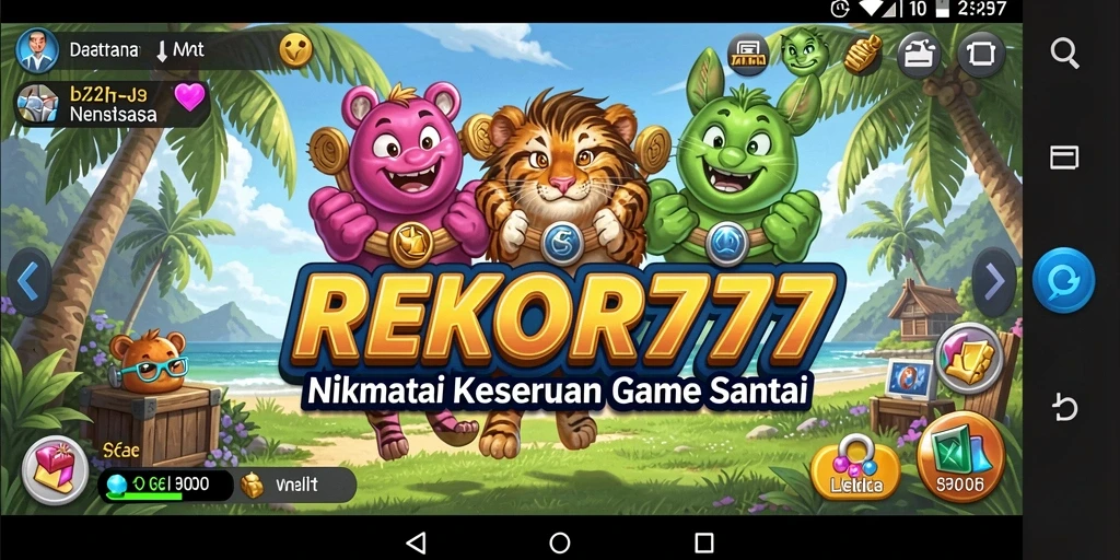 Tampilan gameplay santai dan menarik di REKOR777.