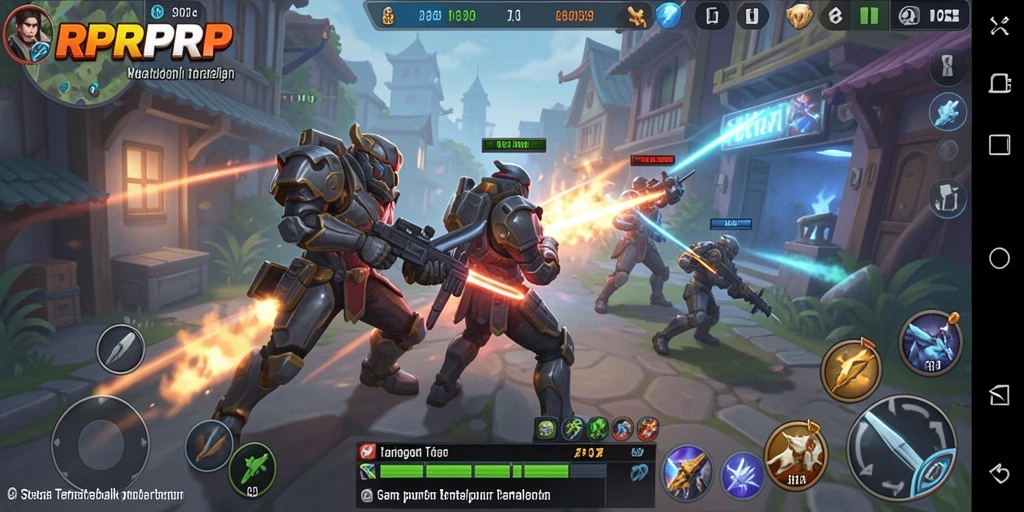 Tangkapan layar gameplay RPRPRP menunjukkan momen strategi yang mendebarkan.