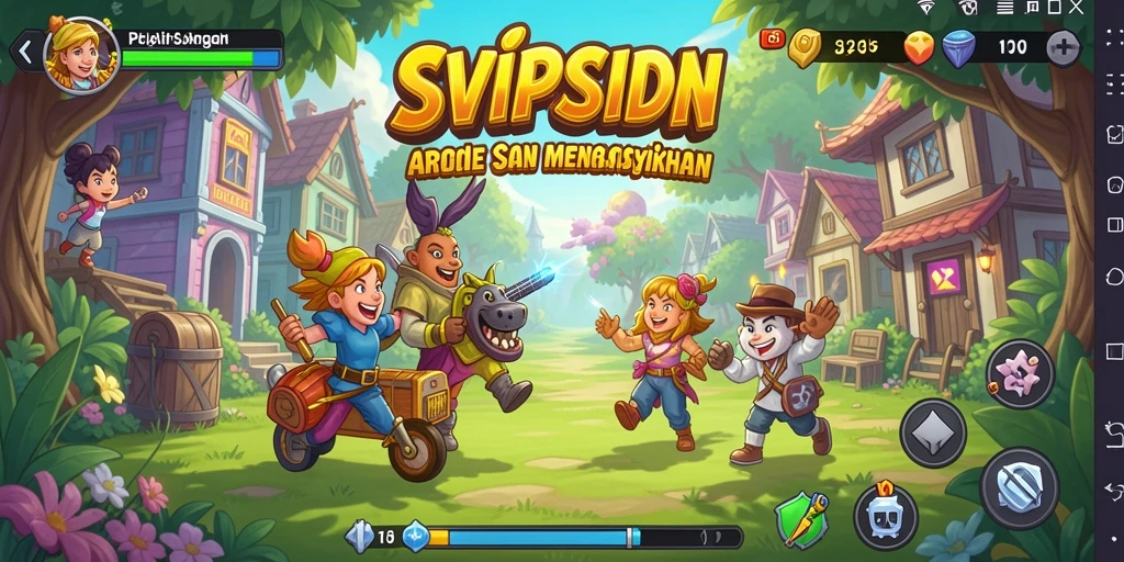 Screenshot gameplay SVIPSIDN yang menunjukkan aksi seru dan grafis menarik.