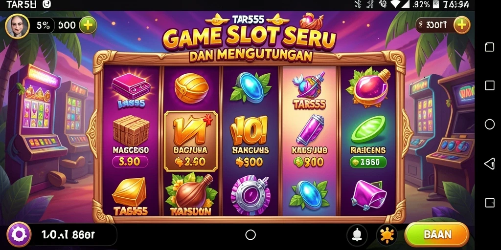 Gameplay seru TAR555 yang penuh warna dan menarik.