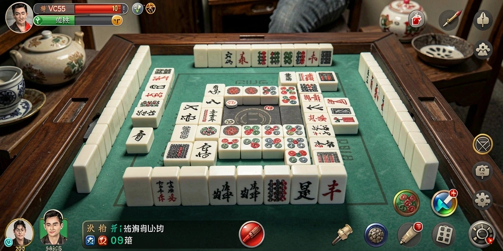 Tampilan gameplay Mahjong yang menarik dan penuh warna.