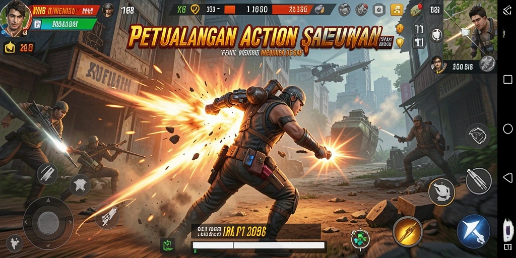 Tampilan gameplay X168 yang menegangkan dan grafis yang memukau.